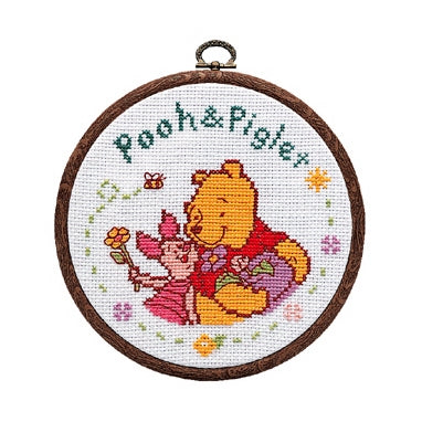 Olympus Cross Stitch Kit Disney- Pooh & Piglet