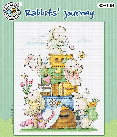 SODA "Rabbit's Journey" Cross Stitch Kit