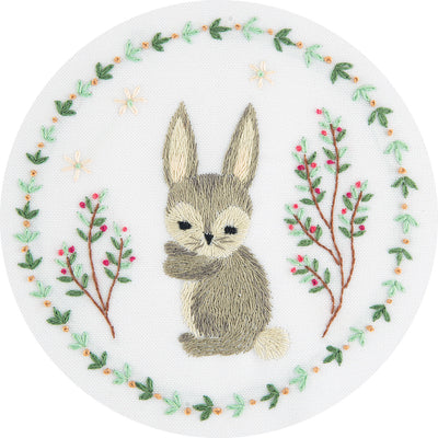 Panna- Grey Bunny Embroidery Kit