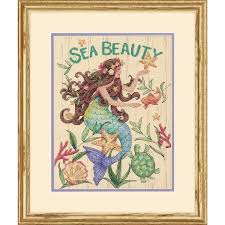 Dimensions Counted Cross Stitch Kit - Sea Beauty