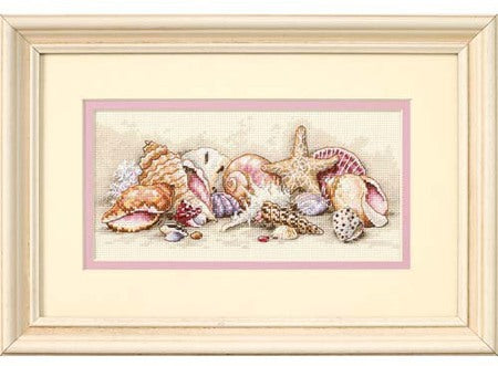 Dimensions The Gold Collection Counted Cross Stitch Kit - Seashell Treasures