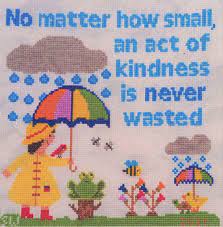 An Act of Kindess Cross Stitch Kit